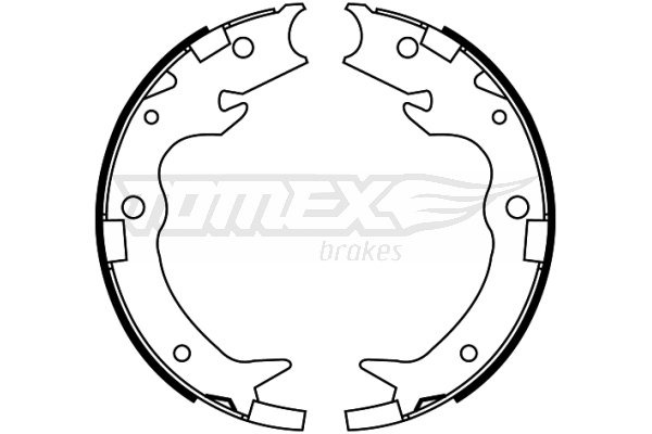 Sada brzdových čeľustí TOMEX Brakes